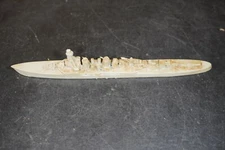  1:1320 Authenticast Lead Model Ship Light Cruiser Duguay Trouin Orig Box