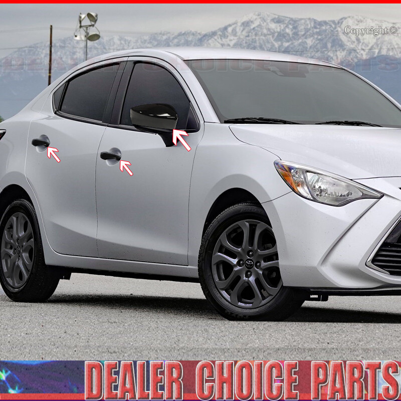 6 Garnitures Couverture Montant Fenêtre Pour Toyota Yaris Hybrid 2011-2020 - Bande Décorative Noire, Protection