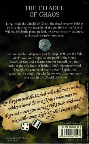 Fighting Fantasy - Wizard S1 Edition 2 - Citadel of Chaos - A/A-/A- - Picture 2 of 6