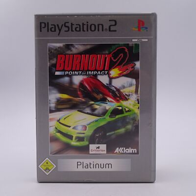 Burnout 2 Point Of Impact Platinum Sony PlayStation 2 PS2 PAL Spiel Game