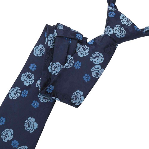 Klassische Herrenkrawatte moderner Stil Blumenmuster Rose formell Hochzeit von DQT - Bild 6 von 25