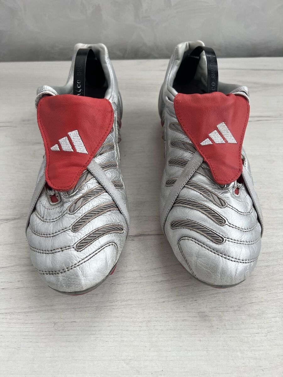 Adidas Predator Pulse FG Red Silver Football Boots Cleats Adidas Predator Pulse FG Red Silver Football Boots Cleats