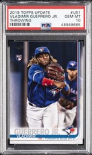2019 TOPPS UPDATE THROWING #US1 VLADIMIR GUERRERO JR. ROOKIE RC PSA 10