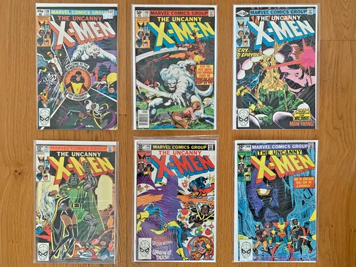 Vintage Uncanny X-Men Marvel Comics Issues 139, 140, 144, 145, 148, 149 Classic