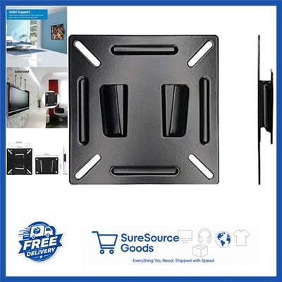 Black Wall Mount Bracket for 14-32 Inch TVs Slim Design Easy Installation