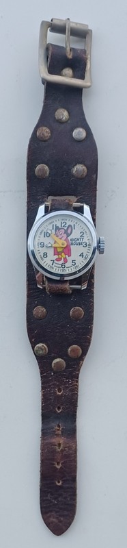 All Original Vintage Working Mighty Mouse Terrytoons Swiss Wrist Watch