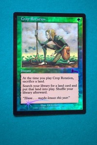 輪作/Crop Rotation foil MTG✨CROP ROTATION FOIL✨Urza's Legacy CGC 9 MINT Common INSTANT