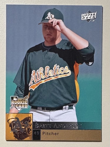 Brett Anderson #1001 2009 Upper Deck card