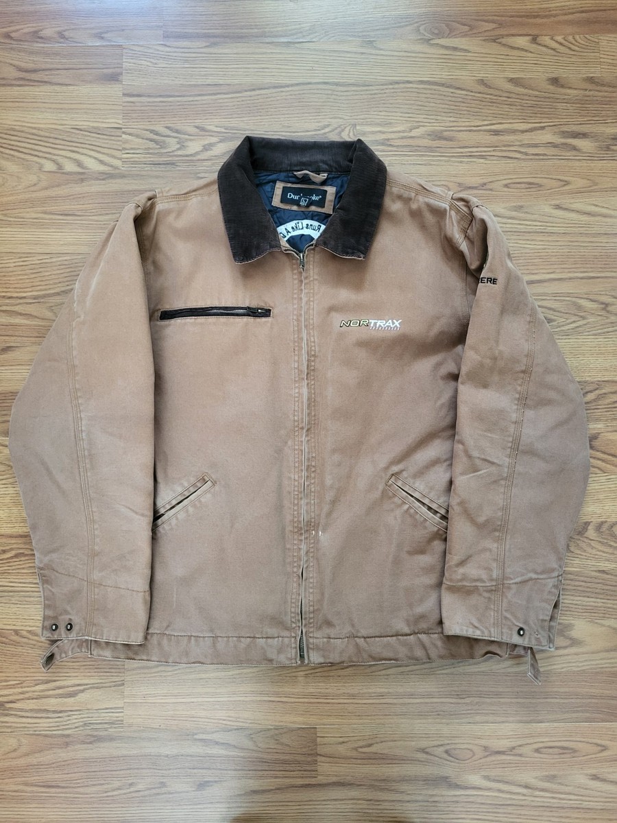 John Deere Nortrax Dunbrooke Jacket Adult Large Brown Full Zip