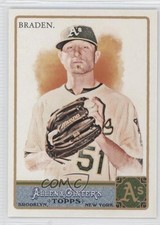 2011 Topps Allen & Ginter's Factory Set Glossy 791/999 Dallas Braden #268 0a1