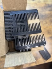 Lot Of 100 Wide Tooth Detangler Hair Combs - Solid - Black - 100 Quality Combs 
