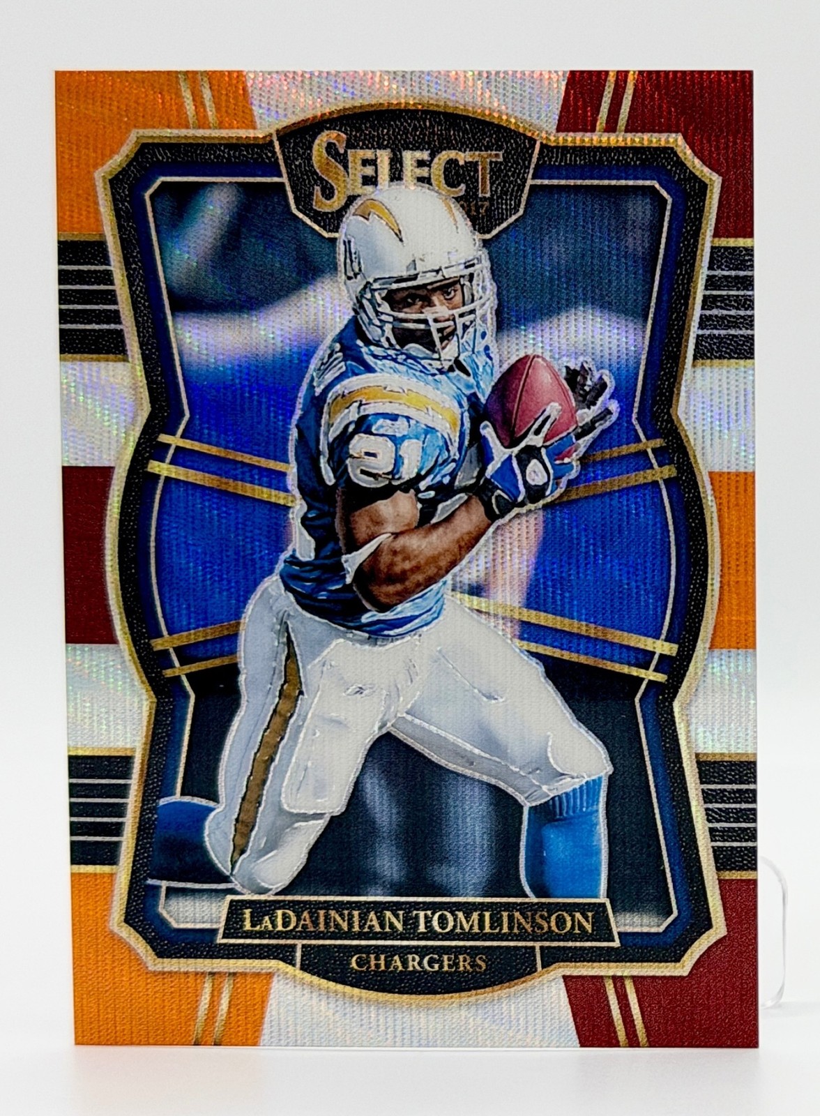2017 Select Tri Color Premier Level  #122 LaDainian Tomlinson  56/149 Chargers