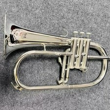 High-end flugelhorn B-flat all silvering made...
