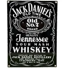 VINTAGE JACK DANIEL'S TENNESSEE WHISKEY PORCELAIN SIGN GAS STATION LIQUOR STORE