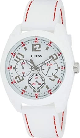 GUESS Orologio Uomo Al Quarzo GW0638G1, Cassa Quadrata, Quadrante Multifunzione, Cinturino In Silicone Nero - 2