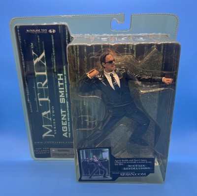 (2004) McFarlane Toys The Matrix Series Two AGENT SMITH - The Super Burly Brawl
