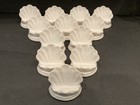 Twelve (12) Shell Look Ceramic Placecard Holders Color is Off White — photo 5