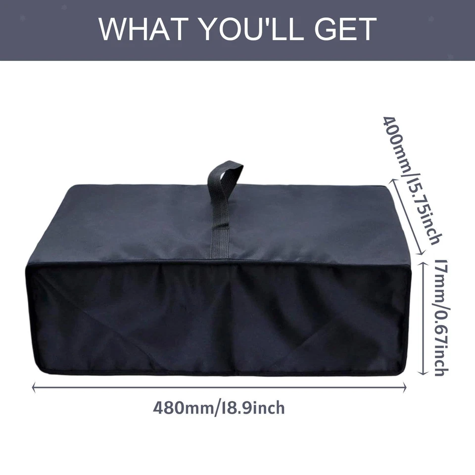 Turntable Dust Cover Turntable Sleeve Dustproof Folded Practical Soft Protector - Image 4 of 4