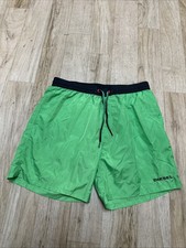 Diesel Swim Shorts Men's Green Beachwear Size Medium