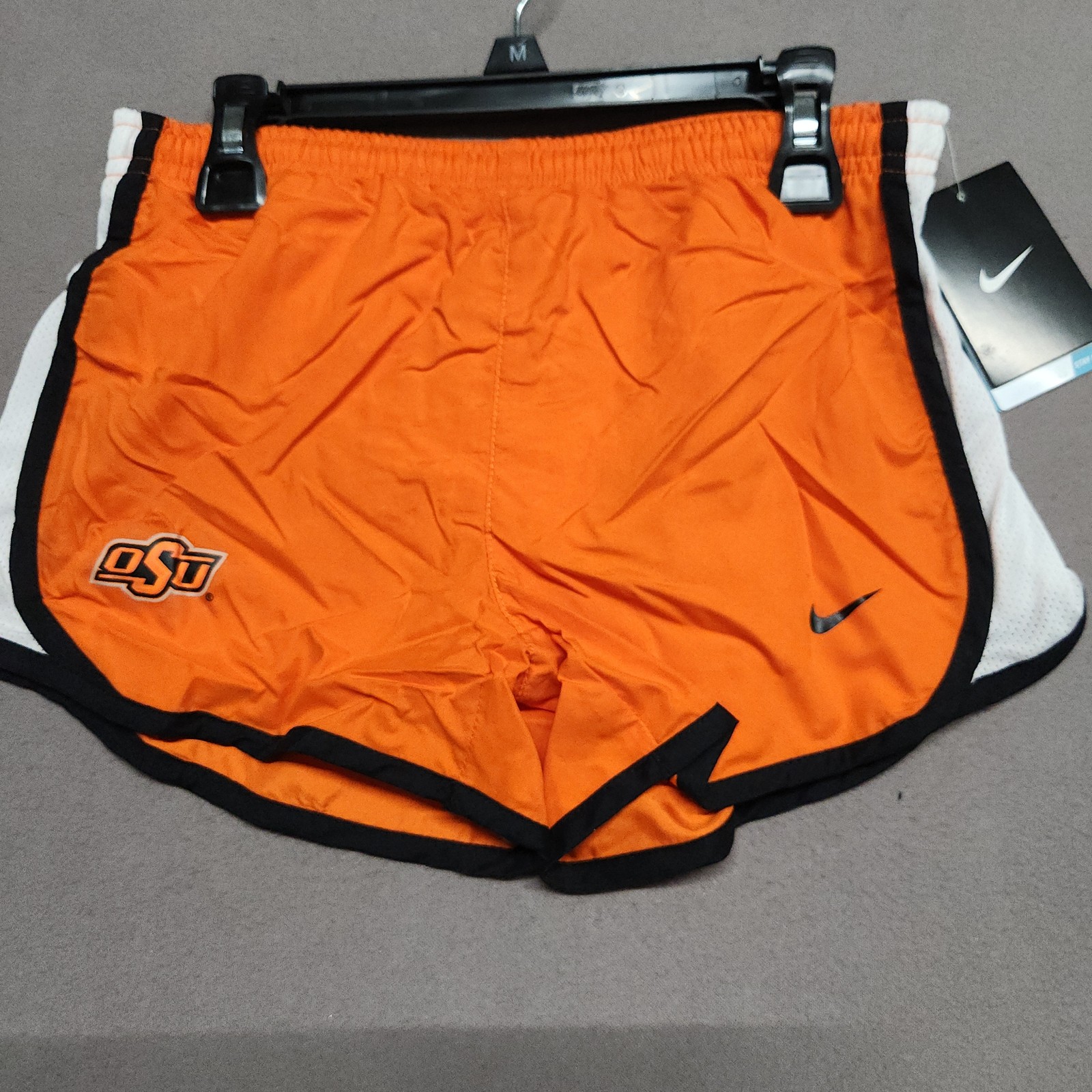 Nike Oklahoma State Cowboys Dri-Fit Running Shorts Youth M Med Orange Black 144