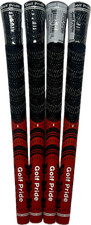 Golf Pride Multi-Compound Cord Grip Red/Black Standard Set of 4
