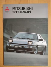 Brochure Mitsubishi Starion 1987