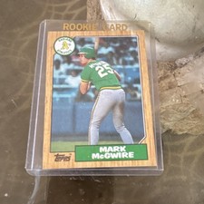 1987 Topps - Mark McGwire Rookie #366 Oakland Athletics MLB Trading Card