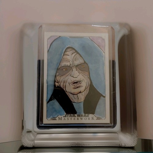 Topps Star Wars Masterwork Emperor Palpatine AP 1/1 Sketch Card by Pablo Diaz - Picture 5 of 24