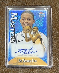 De Aaron Fox Autograph | eBay