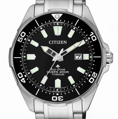 Citizen TITAN ECO-DRIVE Solar Diver's 200 Taucheruhr Herrenuhr BN0200-81E - Bild 1 von 4