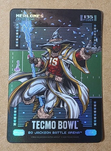 2026 Bo Jackson Battle Arena Tecmo Bowl Merlomes Patrick Mahomes BF183 Ice Foil