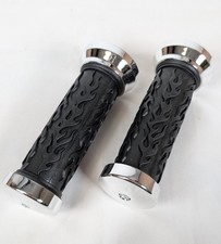 Fahrradgriffe Fahrrad Griff Lenker Cruiser Chrom Flammen Paar