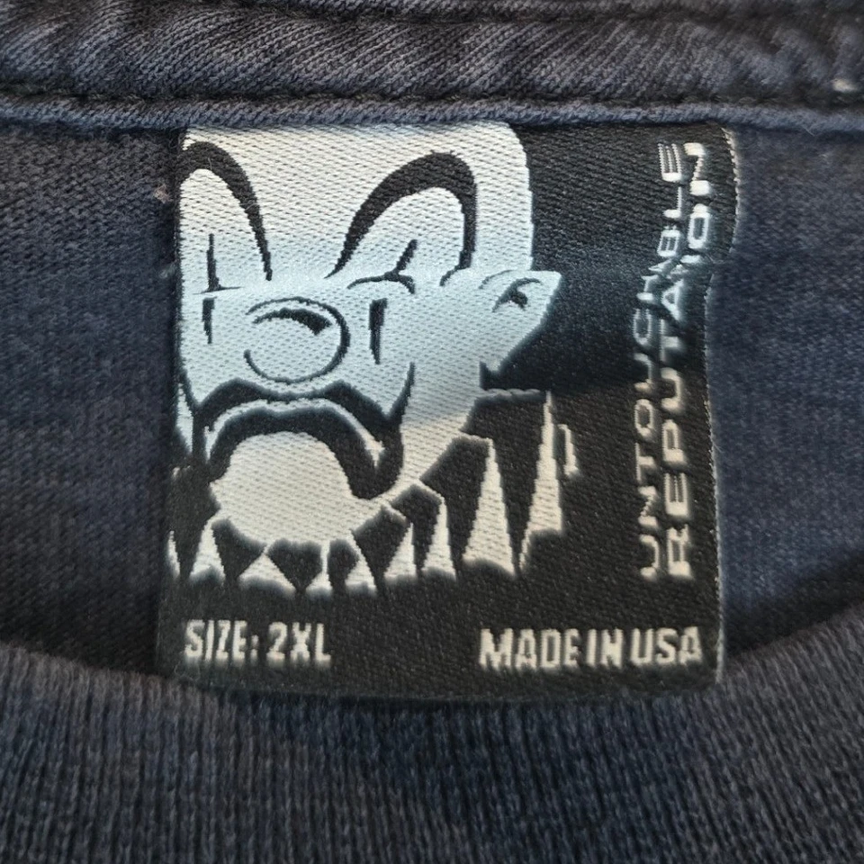 Camiseta De Colección Marca Joker Negra Gran Gráfica Algodón Cuello Redondo Chicana Talla XXL Foto 3 de 4