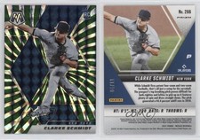2021 Panini Mosaic Green Swirl Prizm /11 Clarke Schmidt #266 Rookie RC