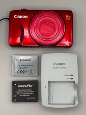 Canon Powershot SX600 HS Red Digital Camera 16.0MP 18x zoom - read