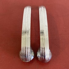1937 1938 Plymouth Interior Door Handle Pair Square Mount Vintage Trim