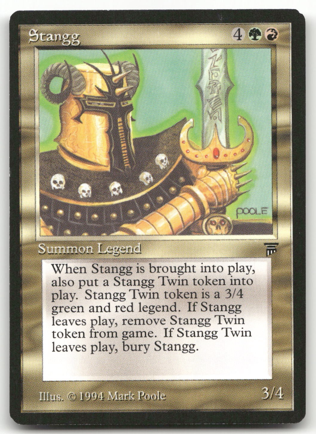 Stangg (NM) Legends LEG Magic MTG