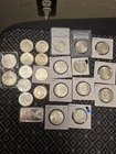 $1 Silver Morgan, Peace, Maple, Eagle 1oz & 5oz Silver Bar Silver 22 Coin Bundle
