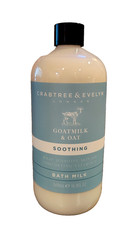 CRABTREE  EVELYN Goatmilk  Oat Soothing BATH MILK 16.9 OZ. - NEW