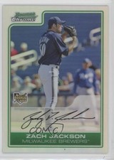 2006 Bowman Draft Chrome Refractor Zach Jackson #BDP39 g6p