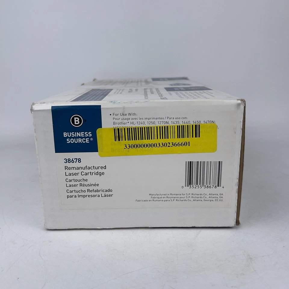 Cartucho de tóner Business Source 38672 negro LaserJet compatible con Brother TN460 Foto 4 de 4