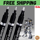 3 Stück Flüssigchrom Marker Set, Permanentspiegel Stifte für Kunststoff, Metall, Kunst