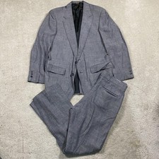 Vintage Blair Suit Mens 40R Gray Speckled 2 Piece Jacket Pants Menswear 90s