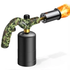 Propane Torch Lighter Cooking Torch Gun Charcoal Lighter Flame Thrower Adjust...