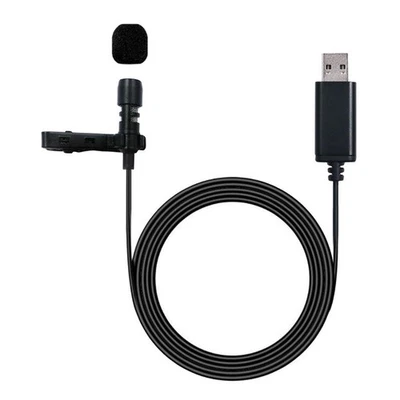 Clip de Microphone de Revers de Lavalier USB sur Le Micro de Collier pour Le - Photo 1/4
