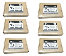 Lot of 6 SIIG USB to Serial-Value 9-Pin RS-232 PORT JU-000061-S1 1.5m Cord