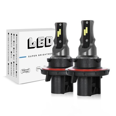H13 White LED Headlight Bulbs High/Low for Dodge Ram 1500 2500 3500 2006-2012