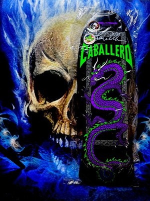 POWELL PERALTA Steve Caballero SIGNED Black Light Skateboard  BRAND NEW