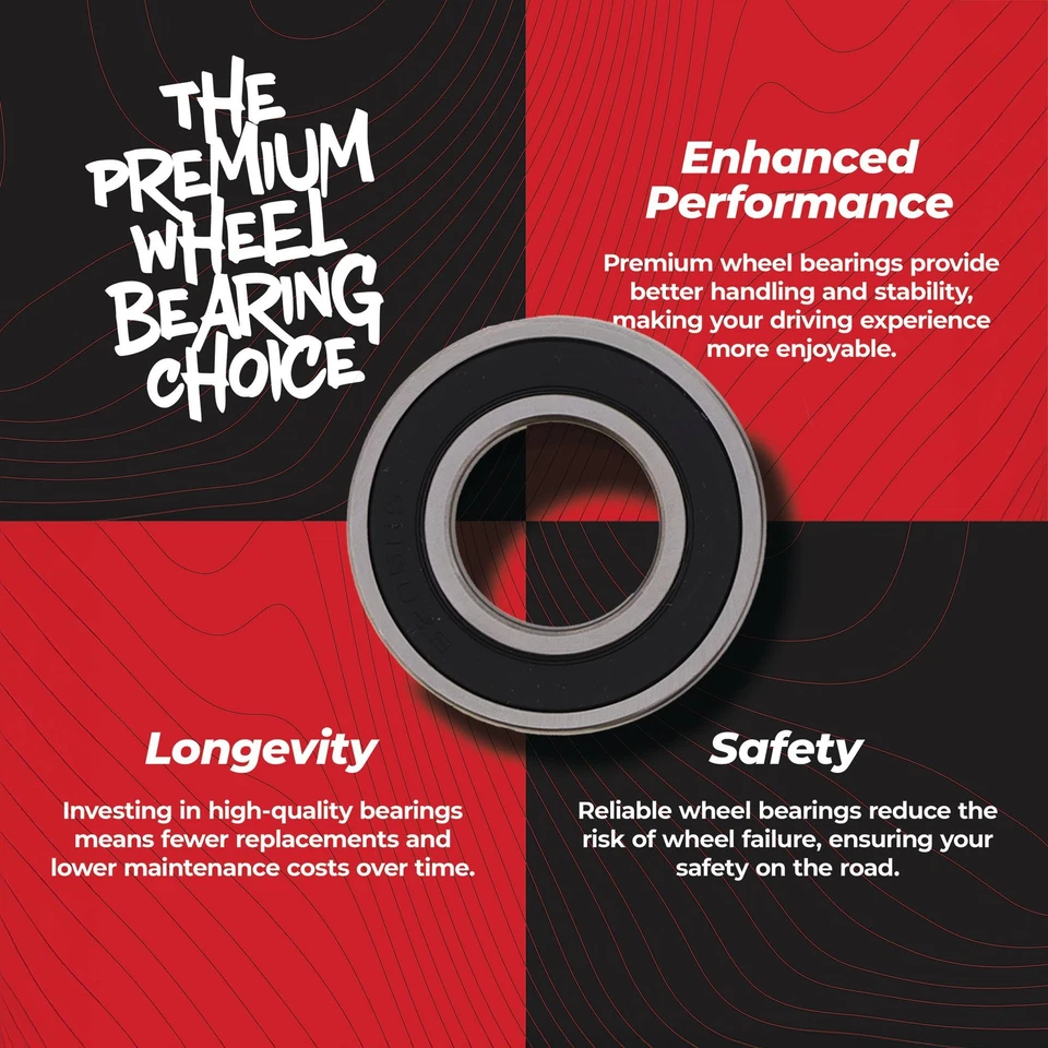 Wheel Bearing Kit Rear For Harley CVO Road Glide Ultra 2015-2016; 25-1692 Foto 4 de 4