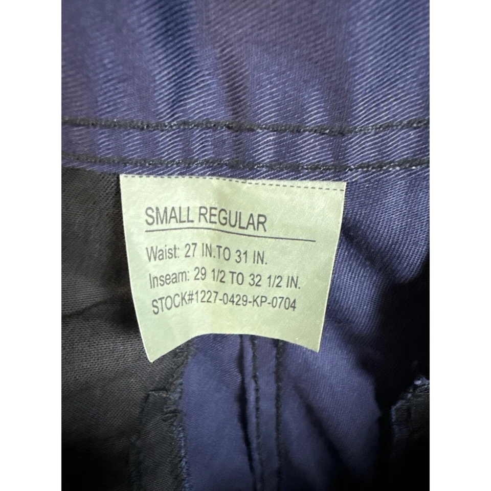 Lot Rothco 2 X Cargo Pants BDU Reinforced Adjustable Waist Navy Blue Mens S 2961 - Image 3 of 4